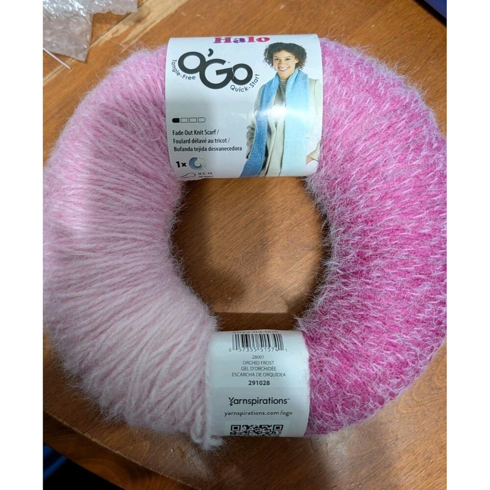 Caron Simply Soft Tangle Free New 28001 Orchid Frost Lot 291028. 481Yards. NEW